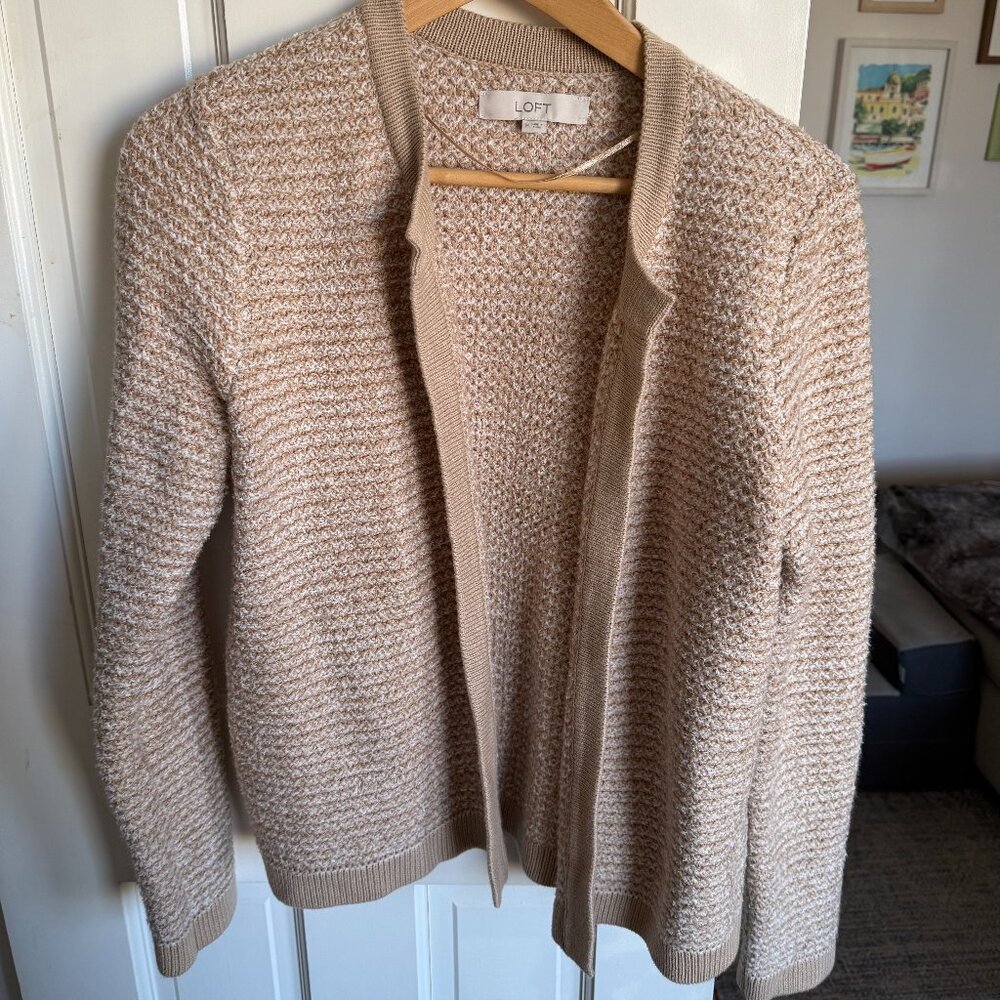 Ann Taylor LOFT open cardigan